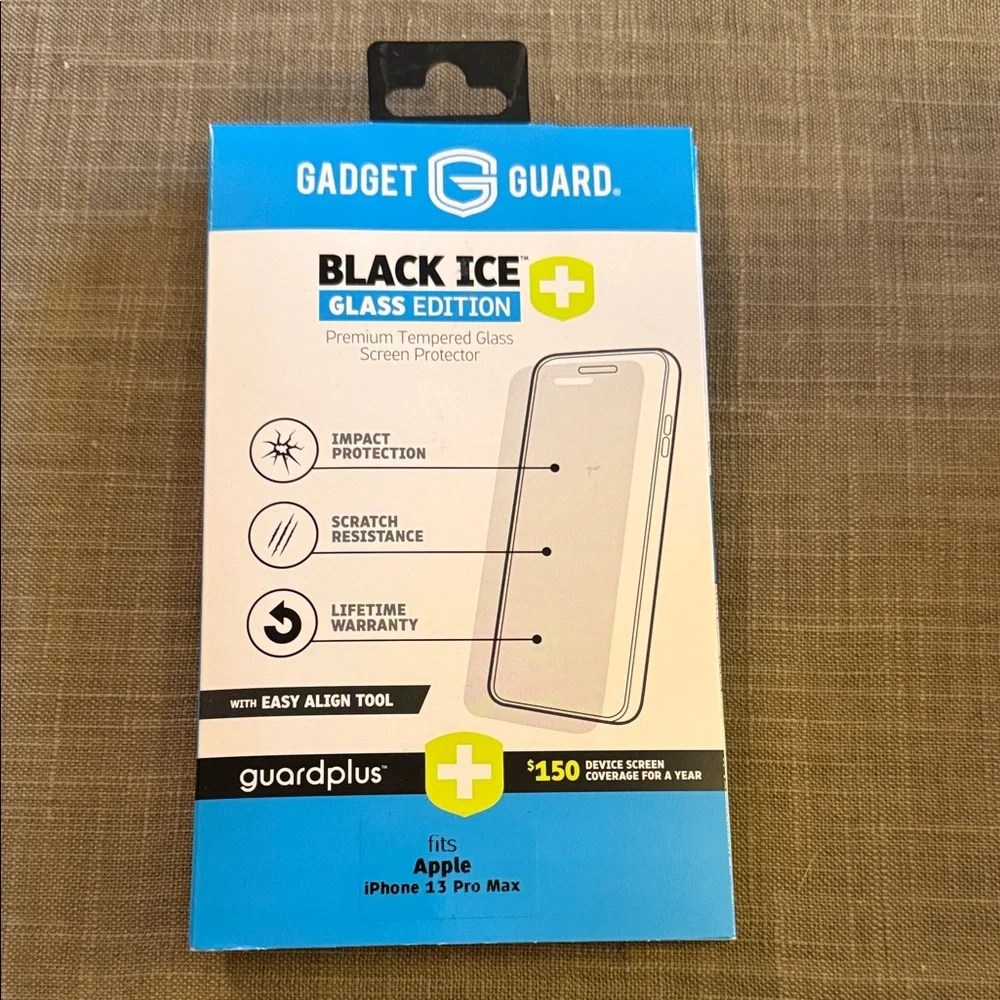 Black Ice Glass Edition Screen Protector for iPhone 13 Pro Max - Black unopened